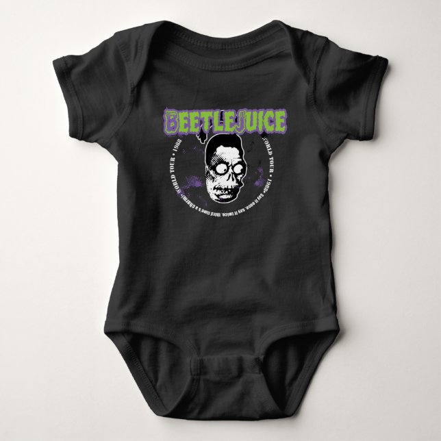 Beetlejuice | Harry the Hunter Shrunken Head Baby Bodysuit (Front)