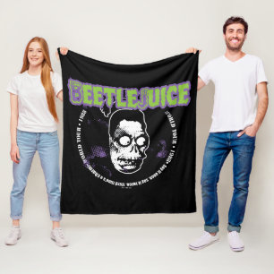 Beetlejuice   Harry the Hunter Shrunken Head Fleece Blanket