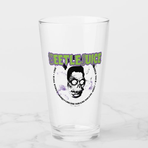 Beetlejuice  Harry the Hunter Shrunken Head Glass