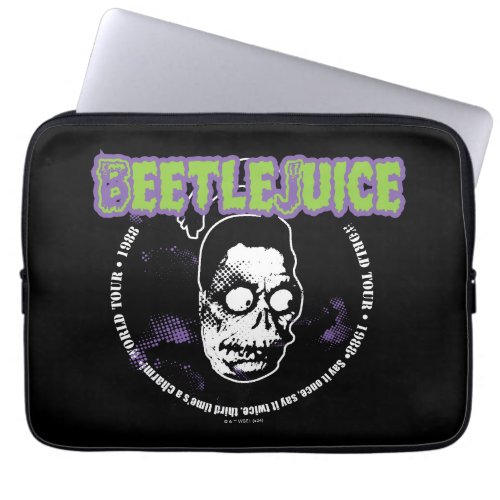 Beetlejuice  Harry the Hunter Shrunken Head Laptop Sleeve