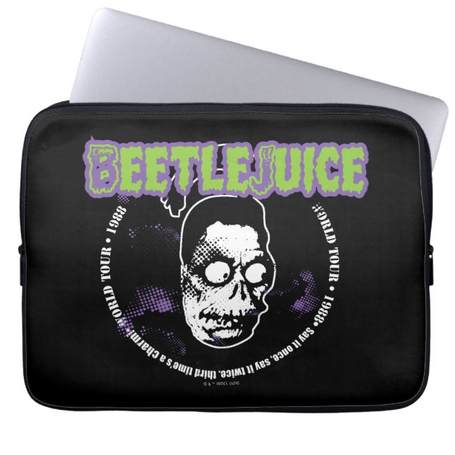 Beetlejuice | Harry the Hunter Shrunken Head Laptop Sleeve (Front)