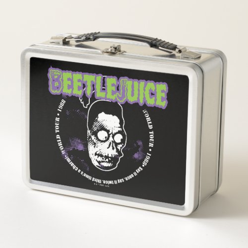 Beetlejuice  Harry the Hunter Shrunken Head Metal Lunch Box