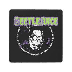 Beetlejuice Harry the Hunter Shrunken Head Metal Print