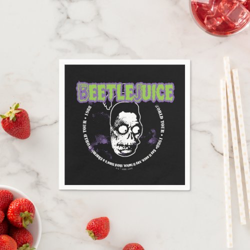 Beetlejuice  Harry the Hunter Shrunken Head Napkins