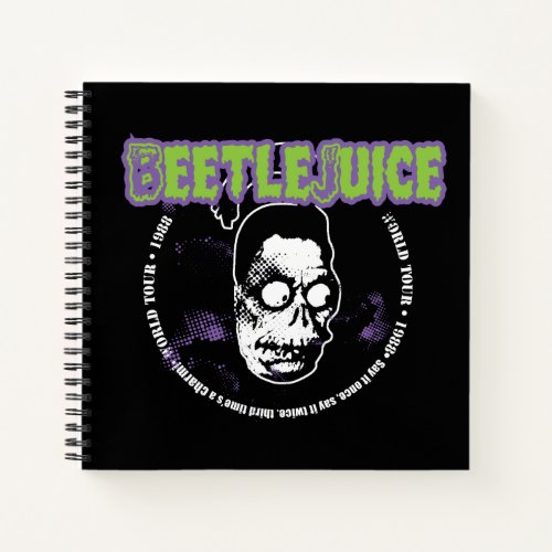 Beetlejuice  Harry the Hunter Shrunken Head Notebook