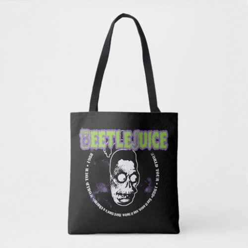 Beetlejuice  Harry the Hunter Shrunken Head Tote Bag