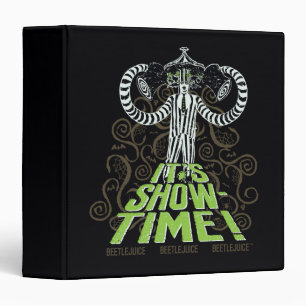 Beetlejuice   It's Show Time! 3 Ring Binder