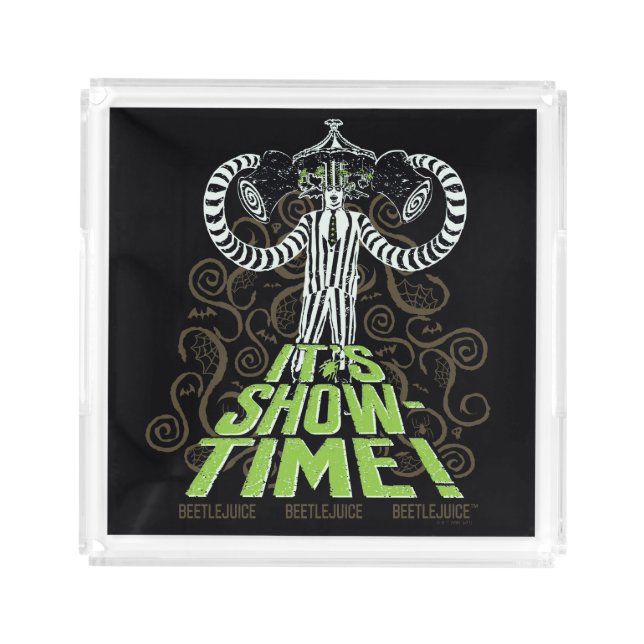 Beetlejuice | It's Show Time! Acrylic Tray (Front)