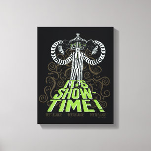 Beetlejuice It's Show Time! Canvas Print