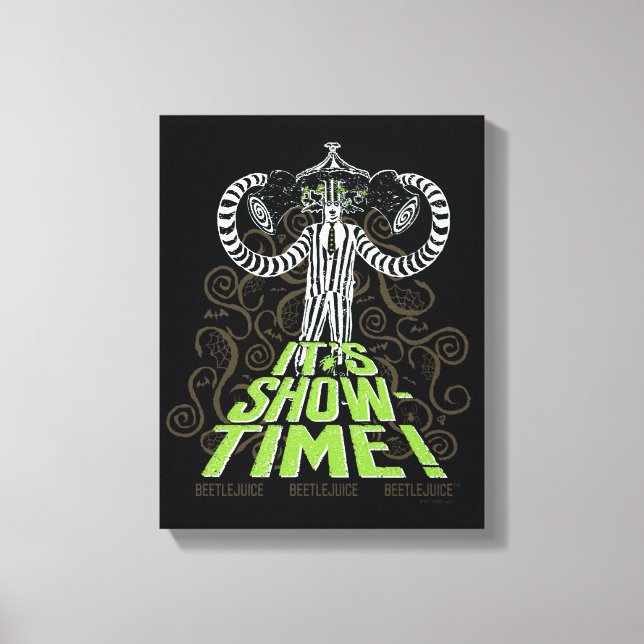 Beetlejuice | It's Show Time! Canvas Print (Front)