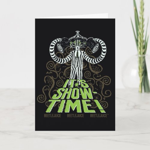 Beetlejuice  Its Show Time Card