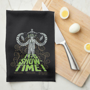 Beetlejuice   It's Show Time! Kitchen Towel
