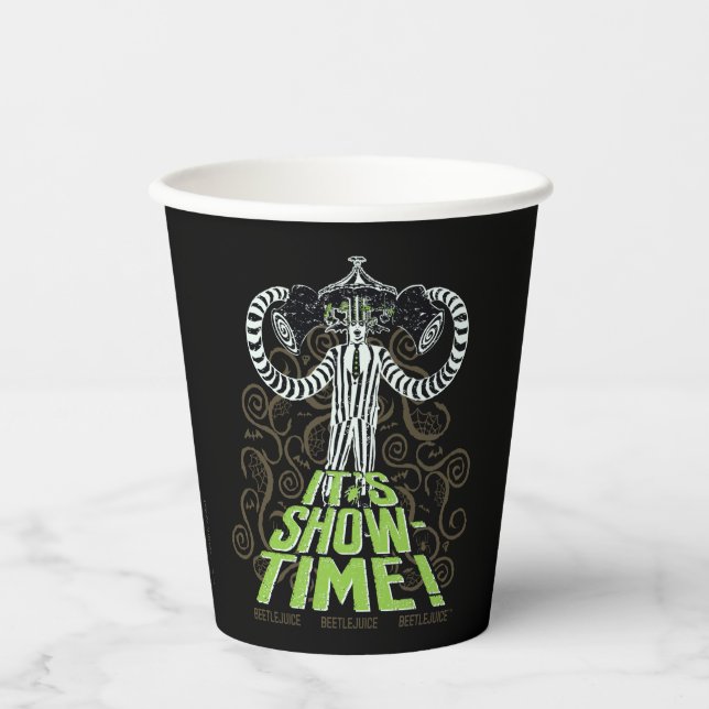 Beetlejuice | It's Show Time! Paper Cups (Front)