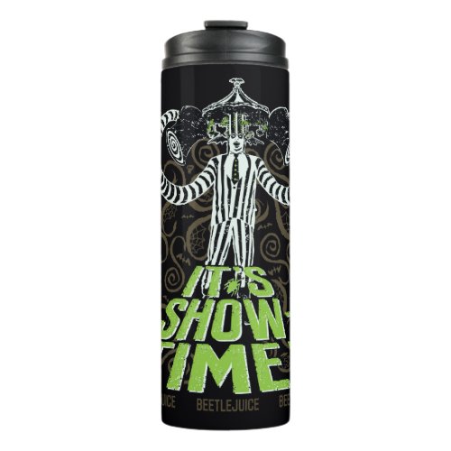 Beetlejuice  Its Show Time Thermal Tumbler