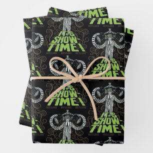 Beetlejuice It's Show Time! Wrapping Paper Sheets