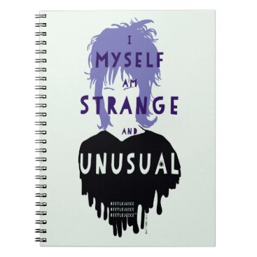 Beetlejuice | Lydia "Strange and Unusual" Graphic Notebook