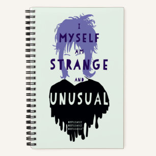 Beetlejuice Lydia "Strange and Unusual" Graphic Notebook