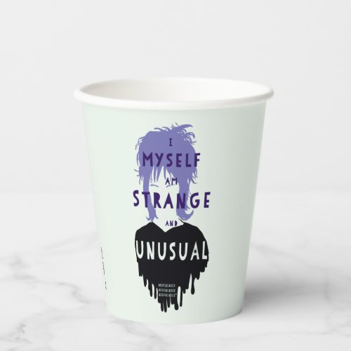 Beetlejuice  Lydia Strange and Unusual Graphic Paper Cups