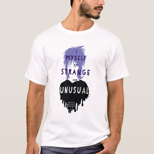 Beetlejuice  Lydia Strange and Unusual Graphic T_Shirt