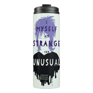 Beetlejuice Lydia "Strange and Unusual" Graphic Thermal Tumbler