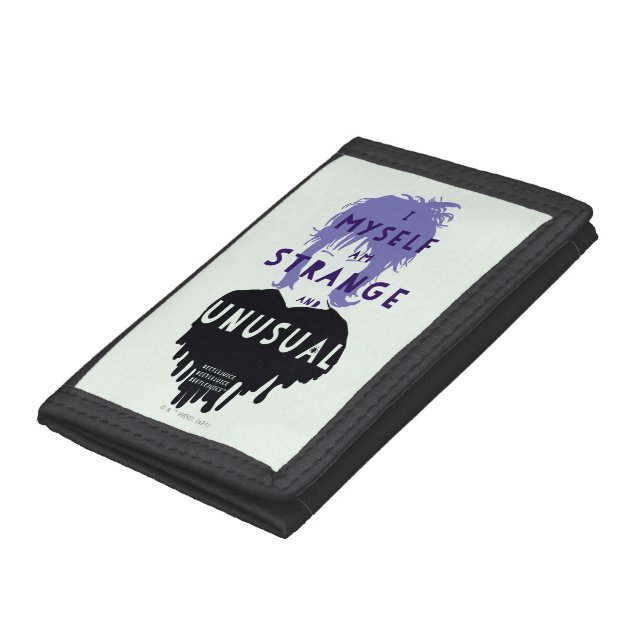 Beetlejuice | Lydia "Strange and Unusual" Graphic Trifold Wallet (Bottom)
