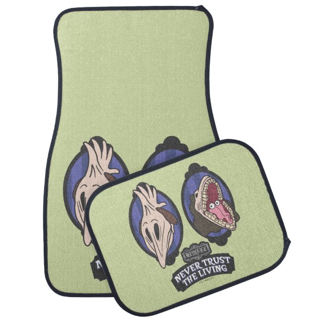 Beetlejuice | Maitlands "Never Trust The Living" Car Floor Mat (Set)