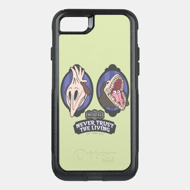 Beetlejuice | Maitlands "Never Trust The Living" Otterbox iPhone Case (Back)