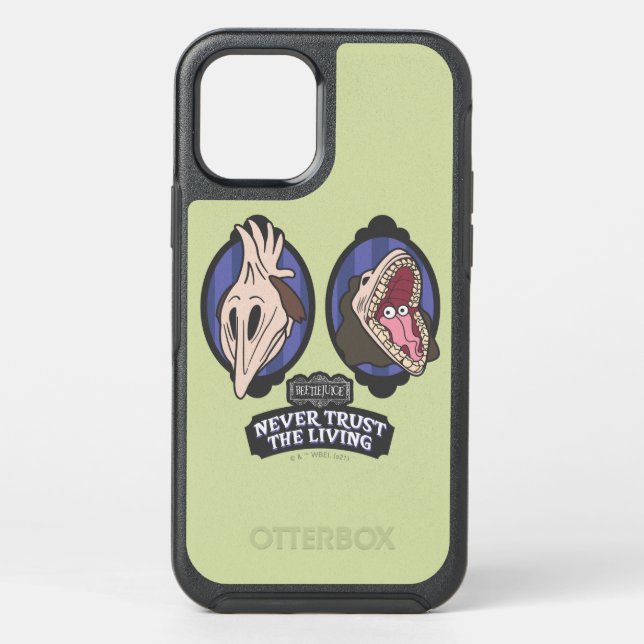 Beetlejuice | Maitlands "Never Trust The Living" Otterbox iPhone Case (Back)