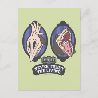 Beetlejuice | Maitlands "Never Trust The Living" Postcard
