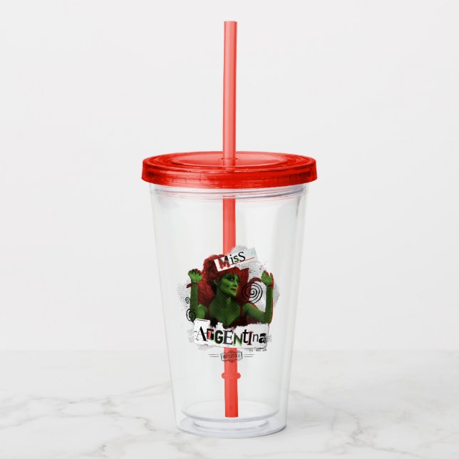 Beetlejuice | Miss Argentina Acrylic Tumbler (Front)