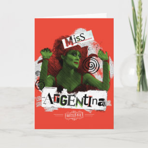 Beetlejuice Miss Argentina Card