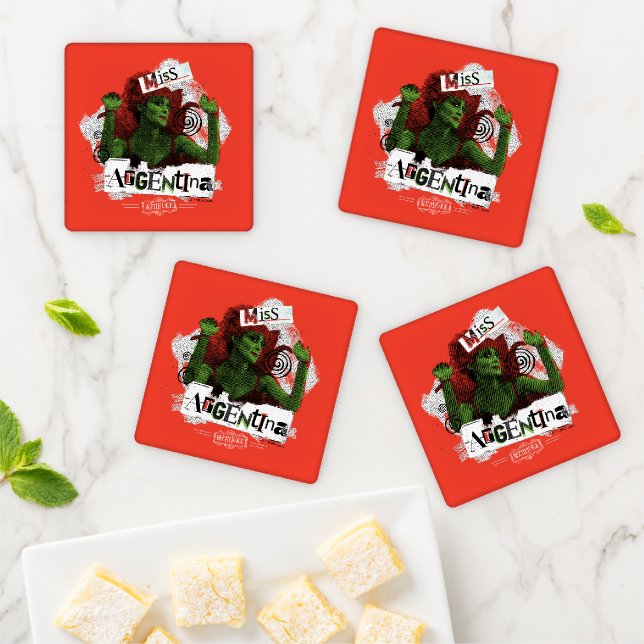 Beetlejuice | Miss Argentina Coaster Set (In Situ)