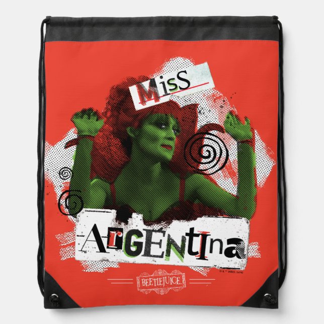 Beetlejuice | Miss Argentina Drawstring Bag (Front)
