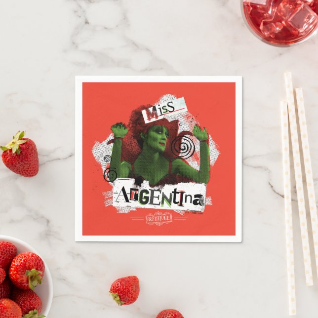 Beetlejuice | Miss Argentina Napkins (Insitu)