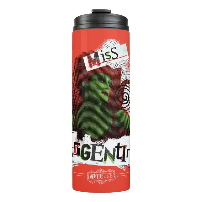 Beetlejuice | Miss Argentina Thermal Tumbler (Front)