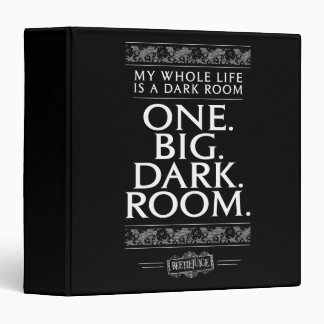 Beetlejuice | My Whole Life Is A Dark Room 3 Ring Binder