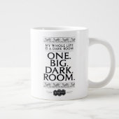 Beetlejuice | My Whole Life Is A Dark Room Giant Coffee Mug (Right)