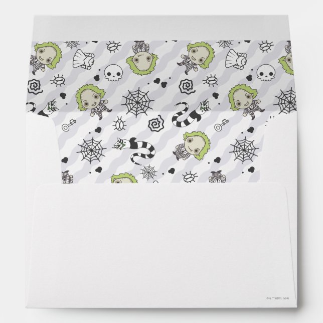 Beetlejuice Pattern Envelope (Back (Bottom))