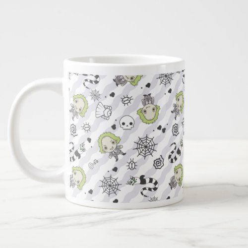 Beetlejuice Pattern Giant Coffee Mug