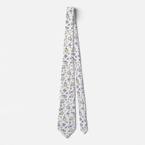 Beetlejuice Pattern Neck Tie | Zazzle