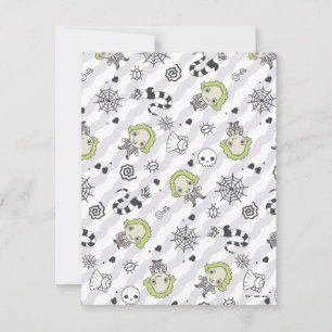 Beetlejuice Pattern Note Card