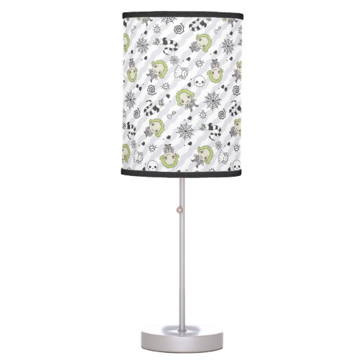 Beetlejuice Pattern Table Lamp (Front)