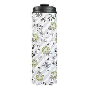 Beetlejuice Pattern Thermal Tumbler