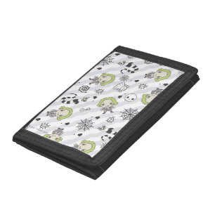 Beetlejuice Pattern Tri-fold Wallet