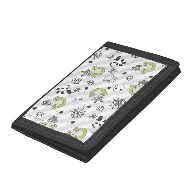 Beetlejuice Pattern Tri-fold Wallet (Bottom)