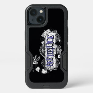 Beetlejuice Sandworm Coiled on Beetlejuice Logo iPhone 13 Case