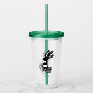 Beetlejuice Sandworm Illustration Acrylic Tumbler