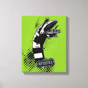 Beetlejuice Sandworm Illustration Canvas Print