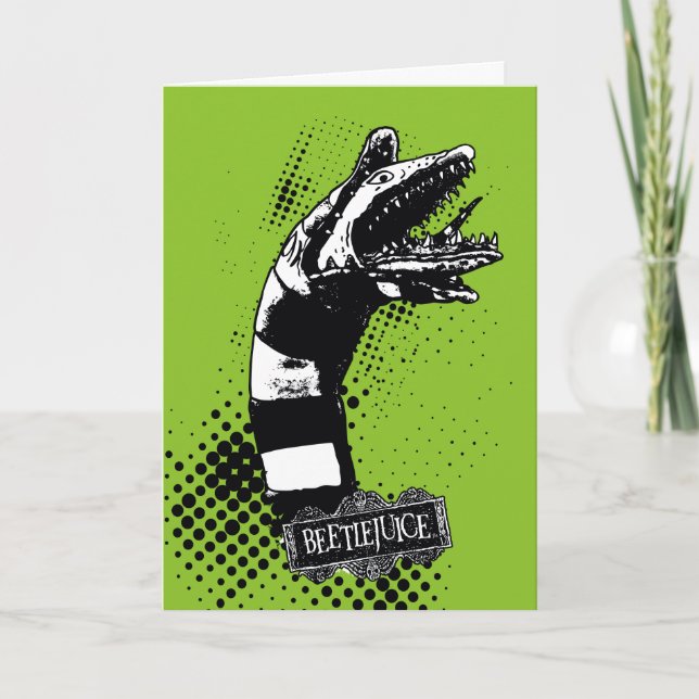 Beetlejuice | Sandworm Illustration Card (Front)