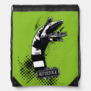 Beetlejuice Sandworm Illustration Drawstring Bag